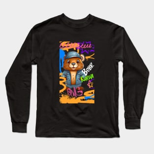 Turn Up the Volume Bobr Kurwa's Here Long Sleeve T-Shirt